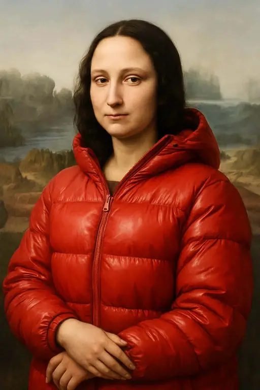 Renaissance Icon in Modern Attire