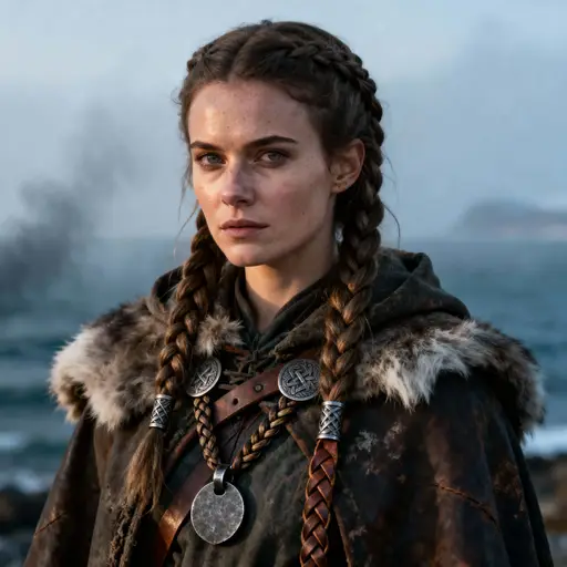 viking woman portrait study