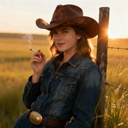 Carefree Cowboy Pose