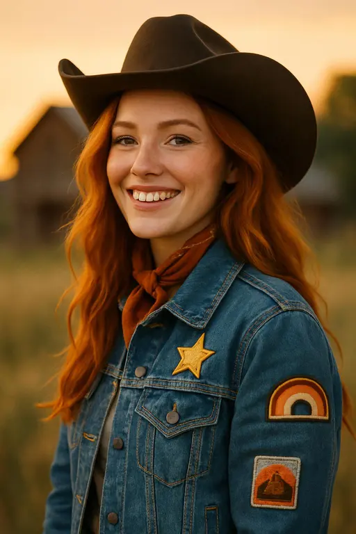Modern Cowgirl Portrait