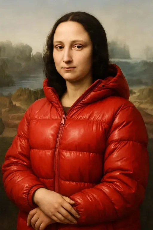 Renaissance Icon in Modern Attire